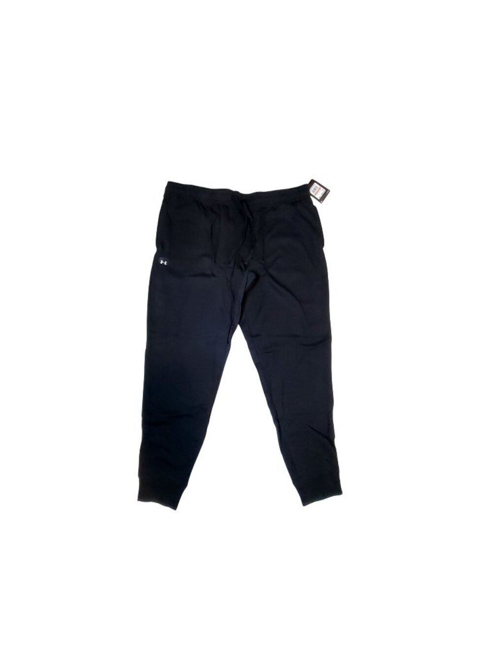 UA Rival Fleece Joggers Size 3XL Mens Black Cotton Blend  Elastic waistband